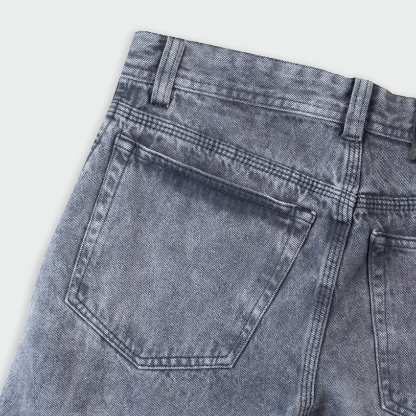 Jean cargo para hombre gris ceniza