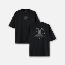 Camiseta oversize con estampado atrás SUPERCHARGE