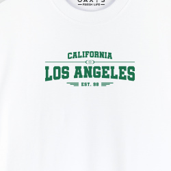 Combo oversize y cargo estampado