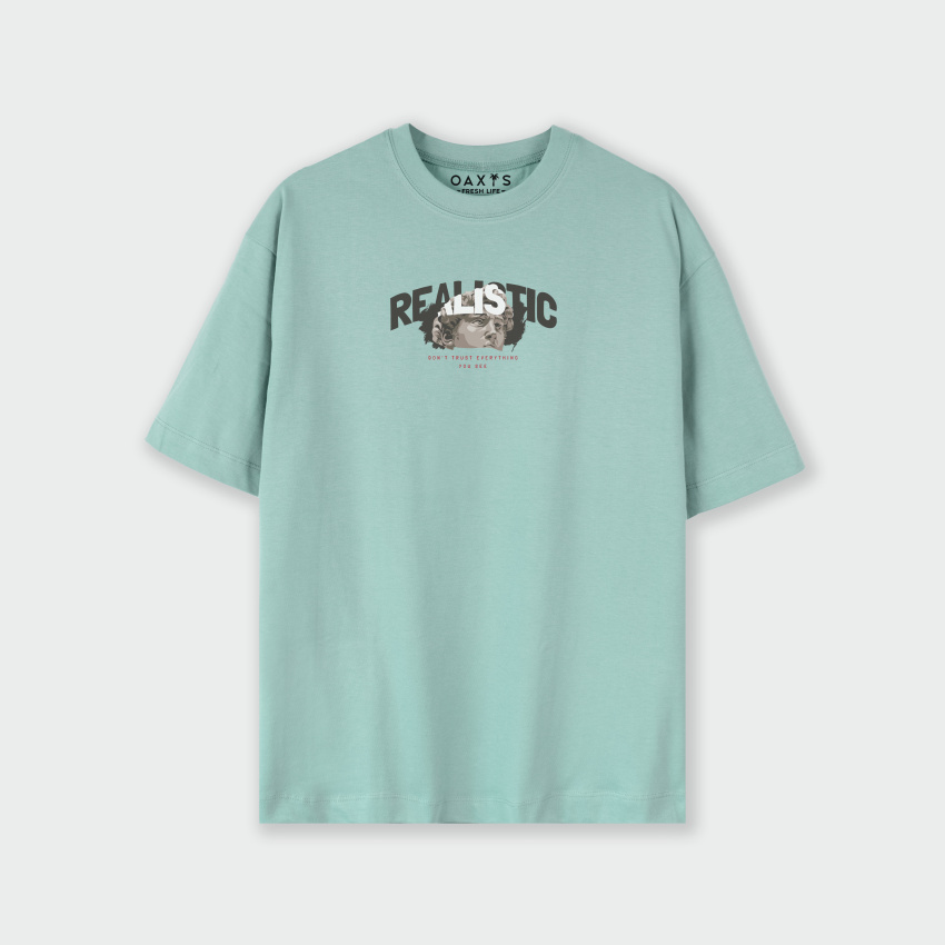 Camiseta para hombre oversize REALISTIC