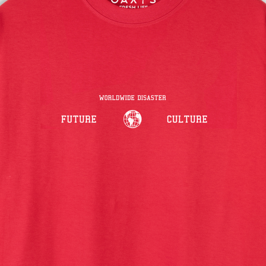 Combo oversize y cargo estampado