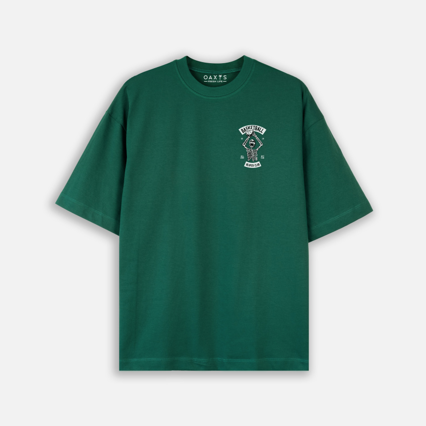 Camiseta oversize para hombre SKULL BASKETBALL
