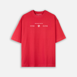 Combo oversize y cargo estampado