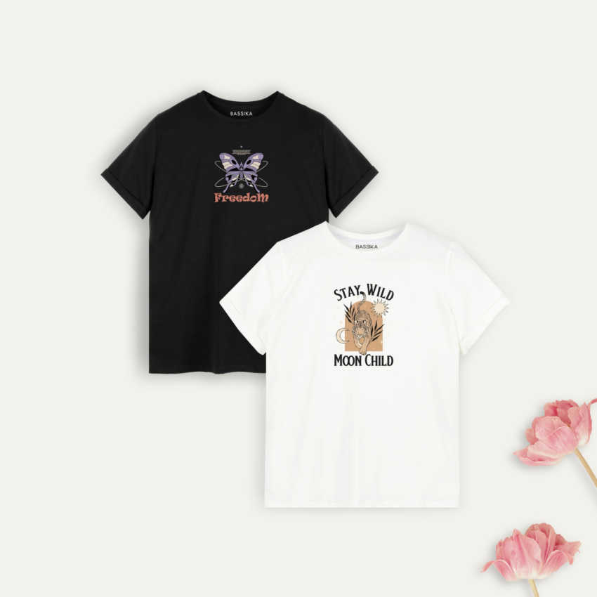 Combo de 2 Camisetas para mujer