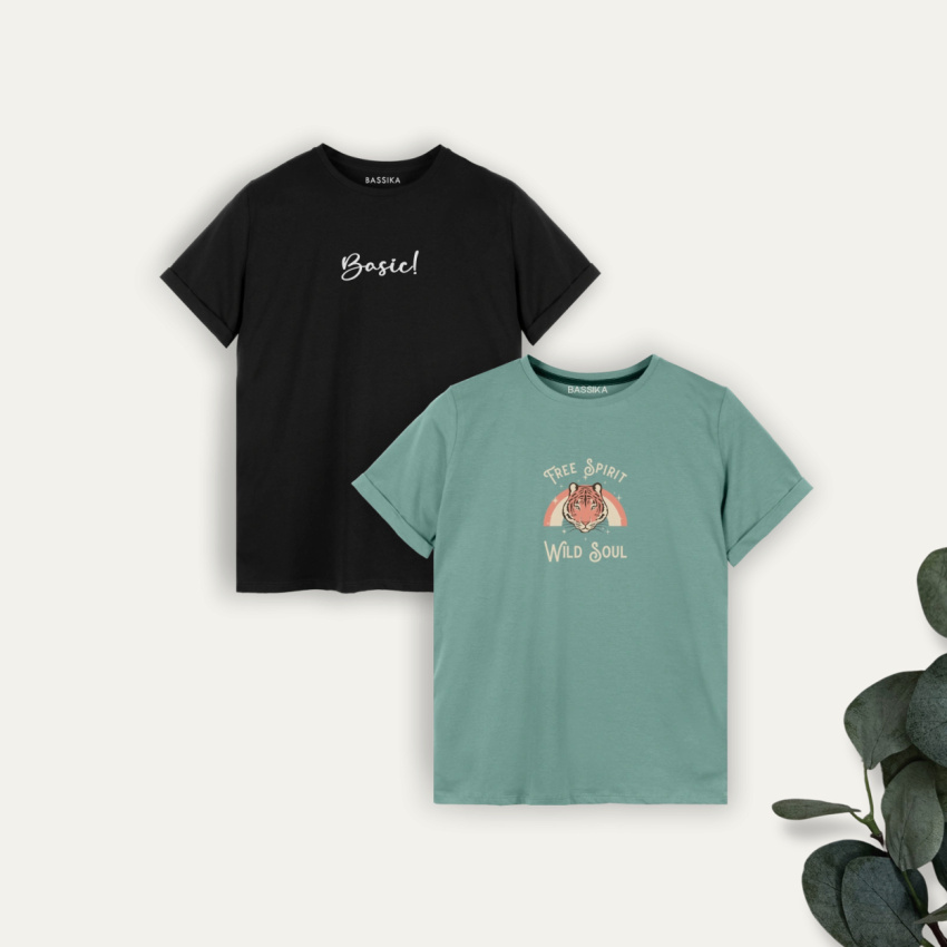 Combo de 2 Camisetas para mujer