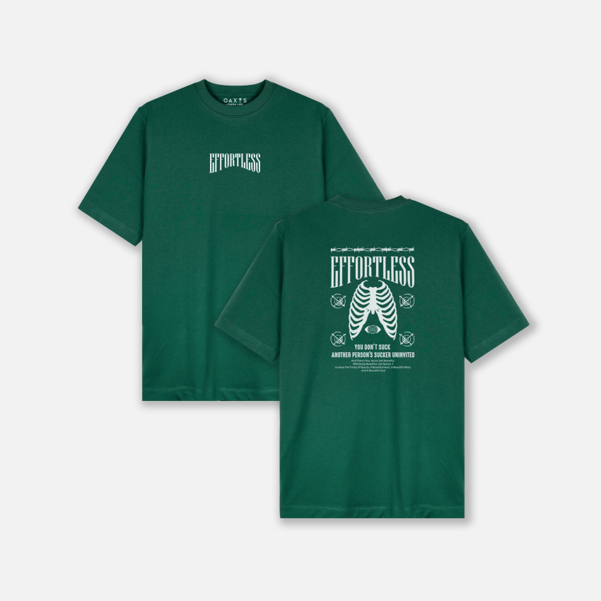 Camiseta regular con estampado atrás de EFFORTLESS