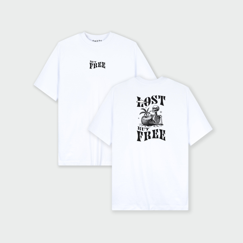 Camiseta regular con estampado atrás ESQUELETO LOST