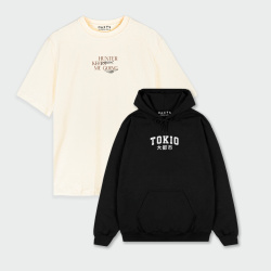 Combo Chompa y Camiseta Regular Estampado