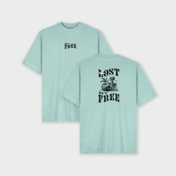 Camiseta regular con estampado atrás ESQUELETO LOST