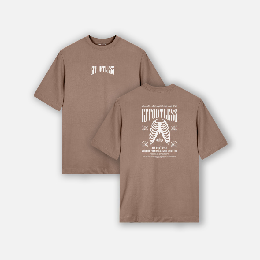 Camiseta regular con estampado atrás de EFFORTLESS