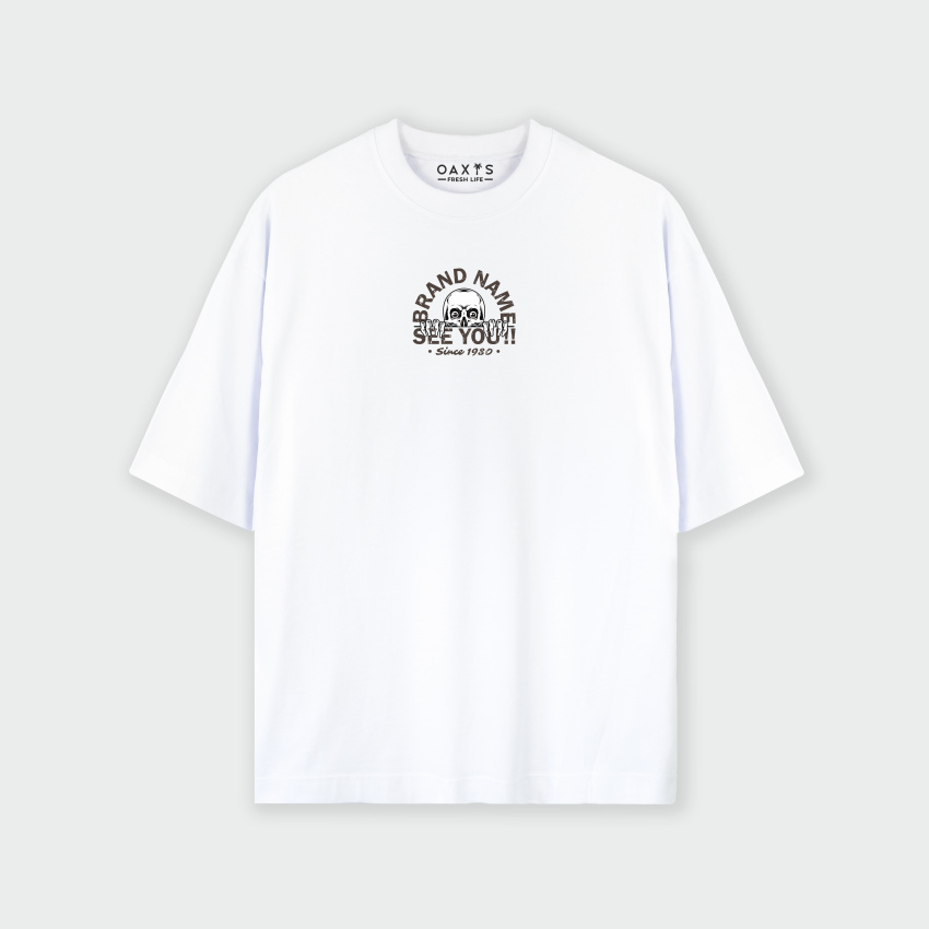 Camiseta para hombre oversize CALAVERA SEE YOU