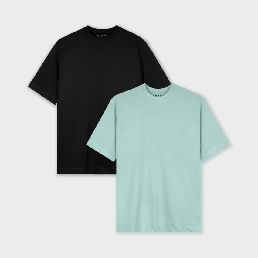 Combo de 2 camisetas regular fit básicas