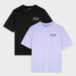 Combo de 2 Camisetas Regular Fit Estampadas