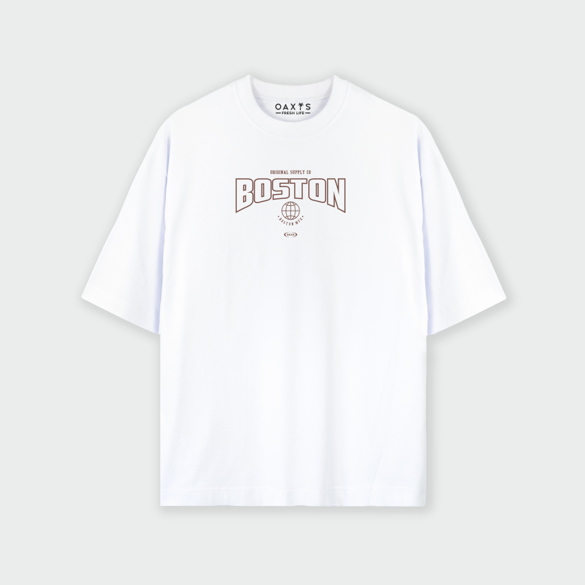 Camiseta para hombre oversize BOSTON