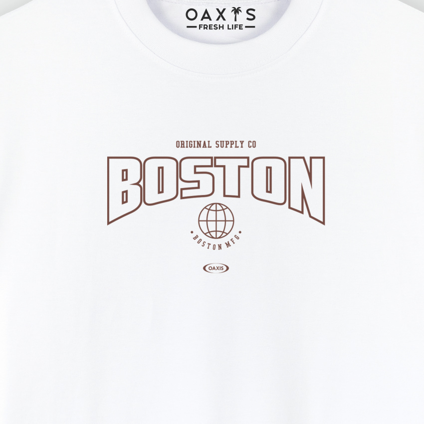 Camiseta para hombre oversize BOSTON