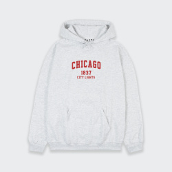Buzo para hombre con capucha y estampado de CHICAGO
