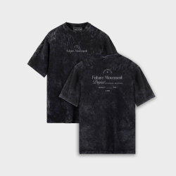 Camiseta wash con estampado atrás FUTURE