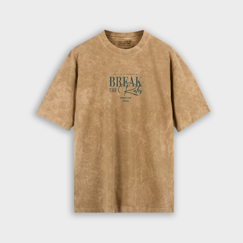 Camiseta acid wash  BREAK