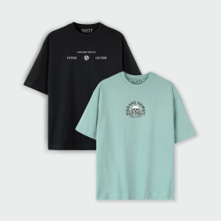 Combo de 2 Oversize Estampadas