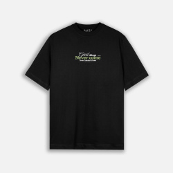 Camiseta regular para hombre LETRAS NEVER