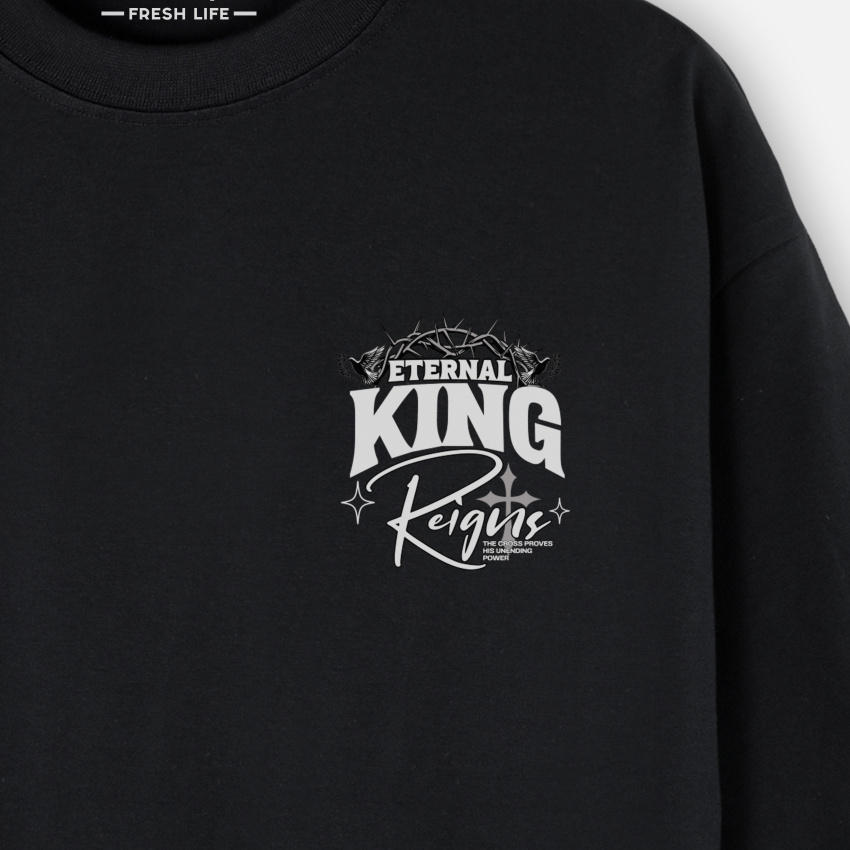 Combo oversize y cargo estampado