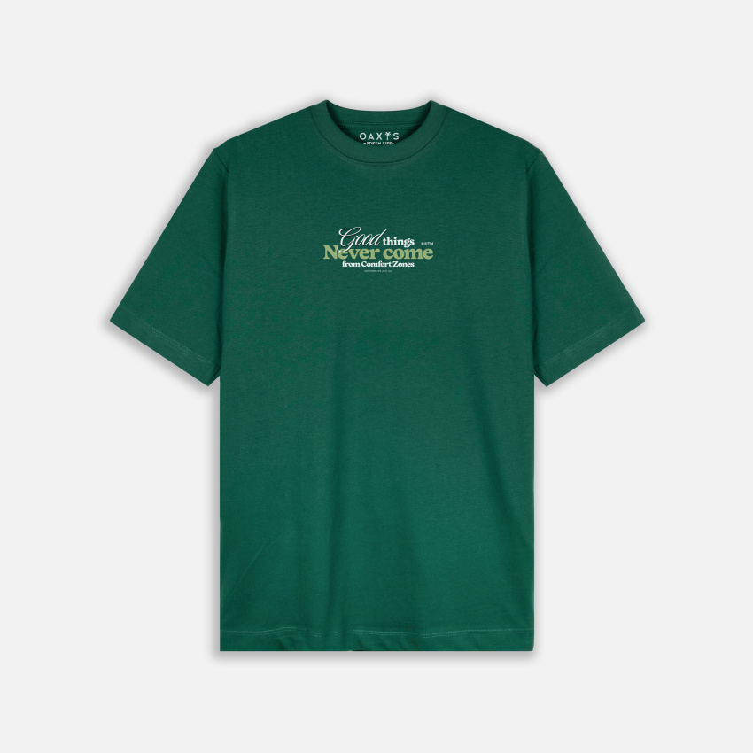 Camiseta regular para hombre LETRAS NEVER