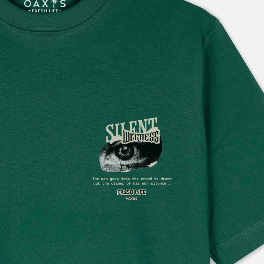 Camiseta regular para hombre SILENT