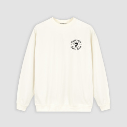 Buzo cuello redondo oversize SKULL
