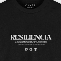 Buzo para hombre oversize LETRAS RESILIENCIA