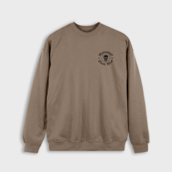 Buzo cuello redondo oversize SKULL