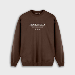 Buzo para hombre oversize LETRAS RESILIENCIA