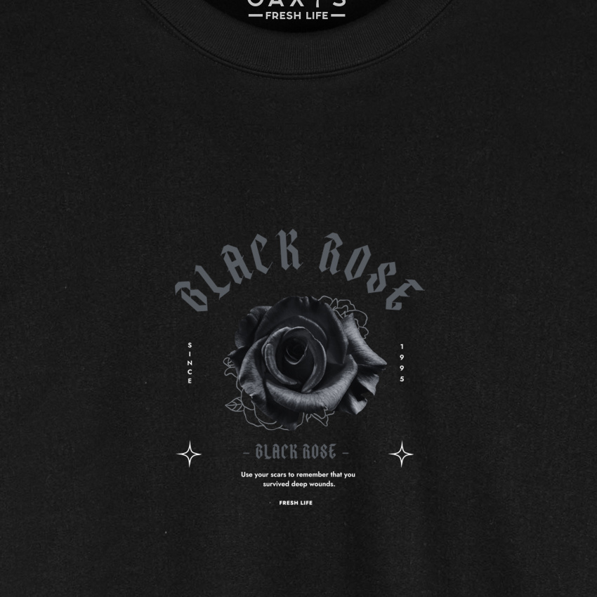 Buzo para hombre oversize BLACK ROSE