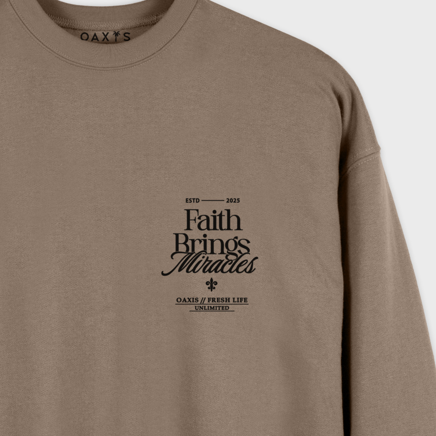 Buzo para hombre LETRAS MIRACLES