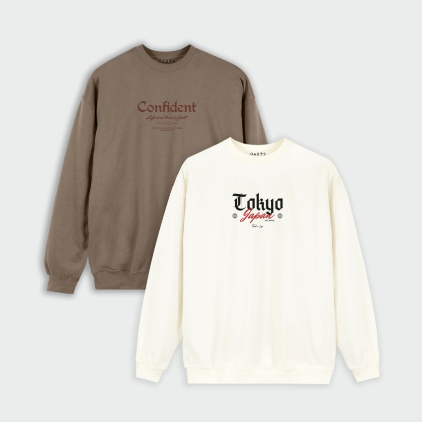 Combo de 2 buzos estampados