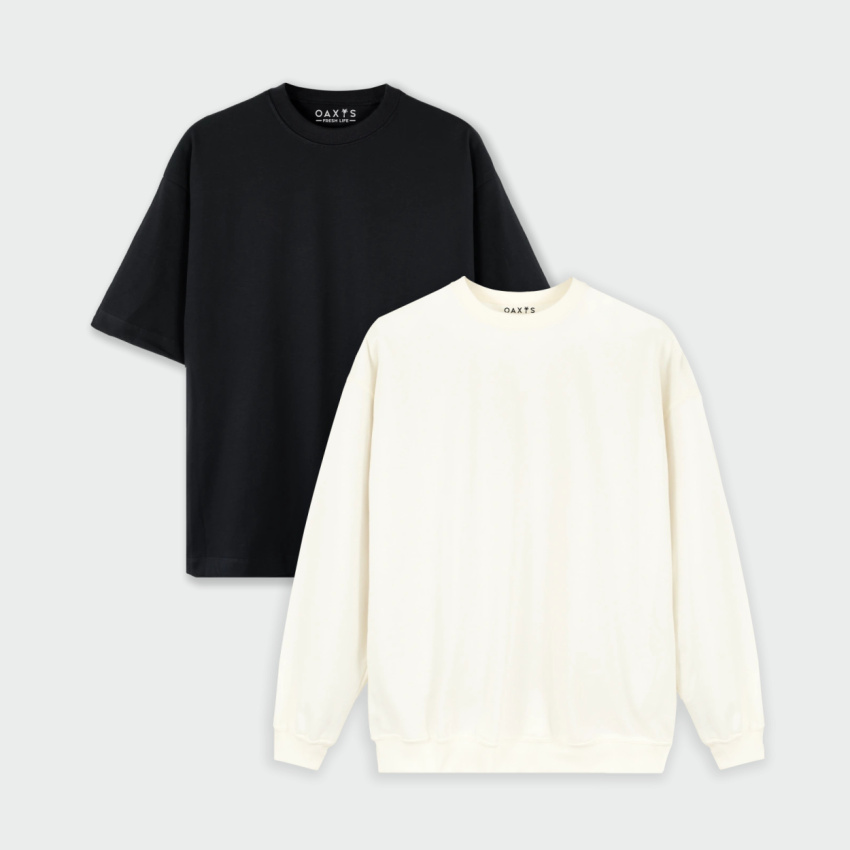 Combo de buzo y oversize básico