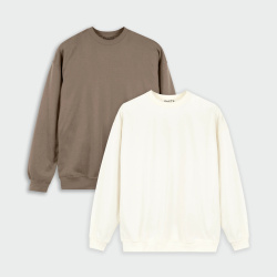 Combo de 2 buzos cuello redondo básicos