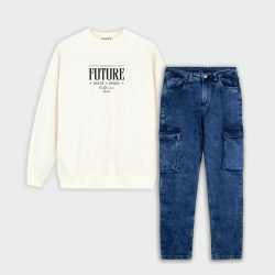 Combo de buzo y cargo