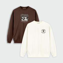 Combo de 2 buzos oversize estampados