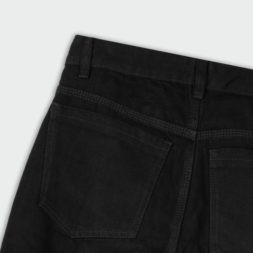 Jean baggy para hombre negro