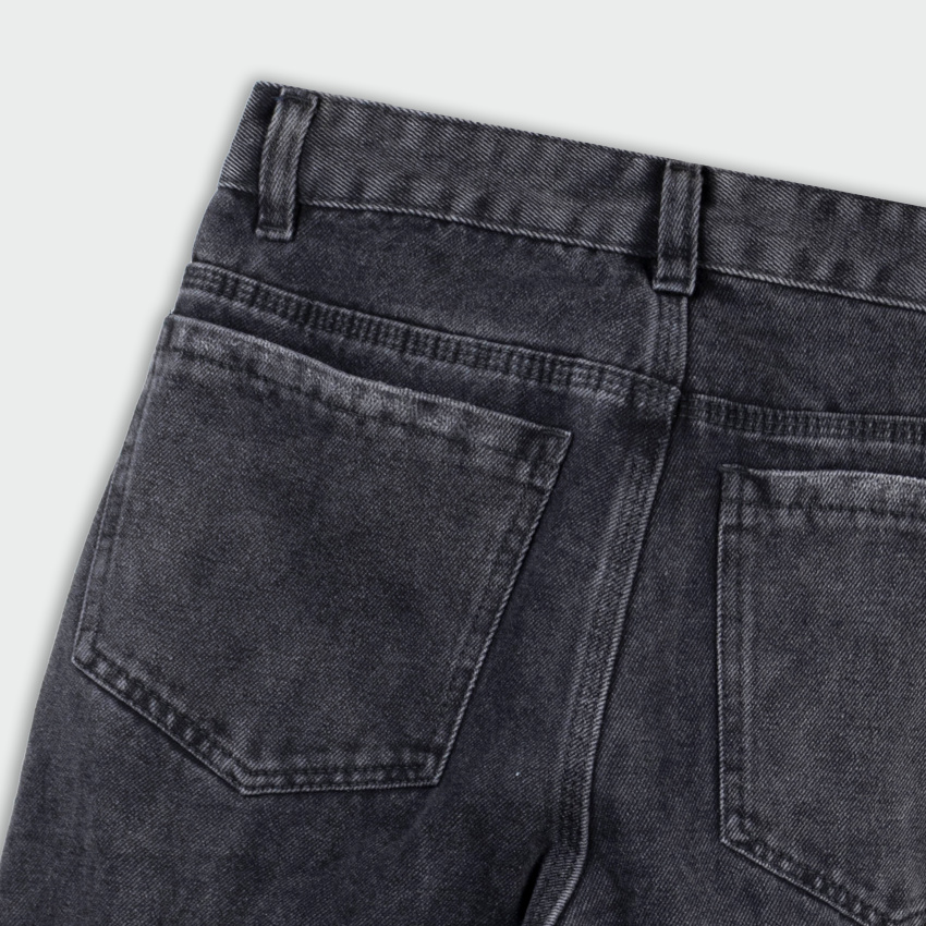 Jean baggy para hombre gris vintage