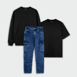 Full combo de buzo con regular y cargo