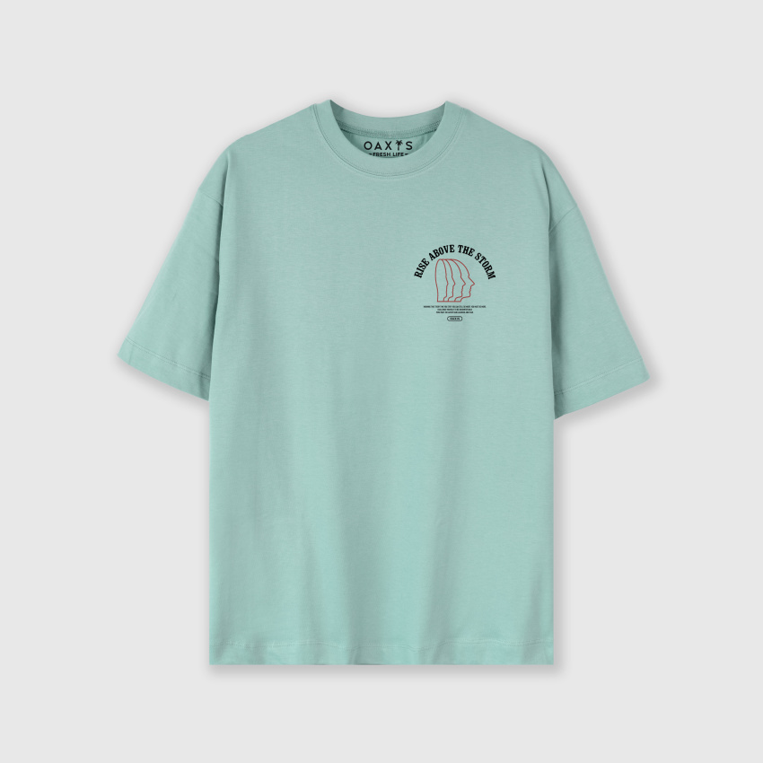 Camiseta oversize para hombre RISE