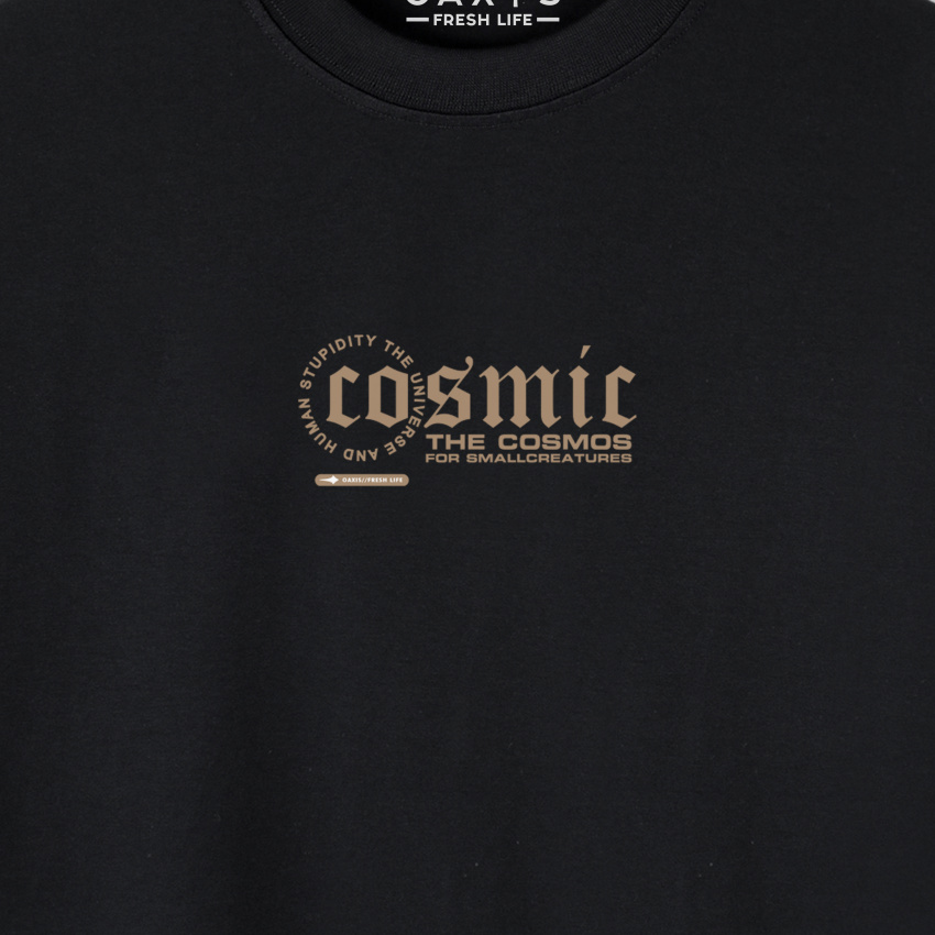 Combo de buzo y oversize estampado