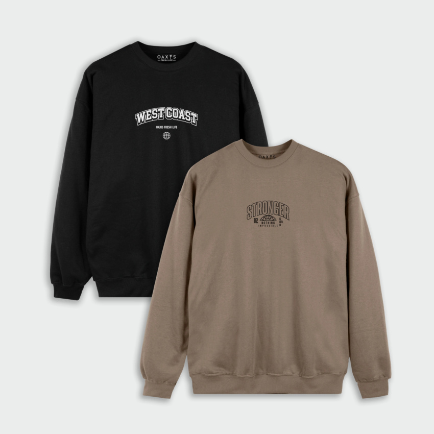 Combo de 2 buzos estampados