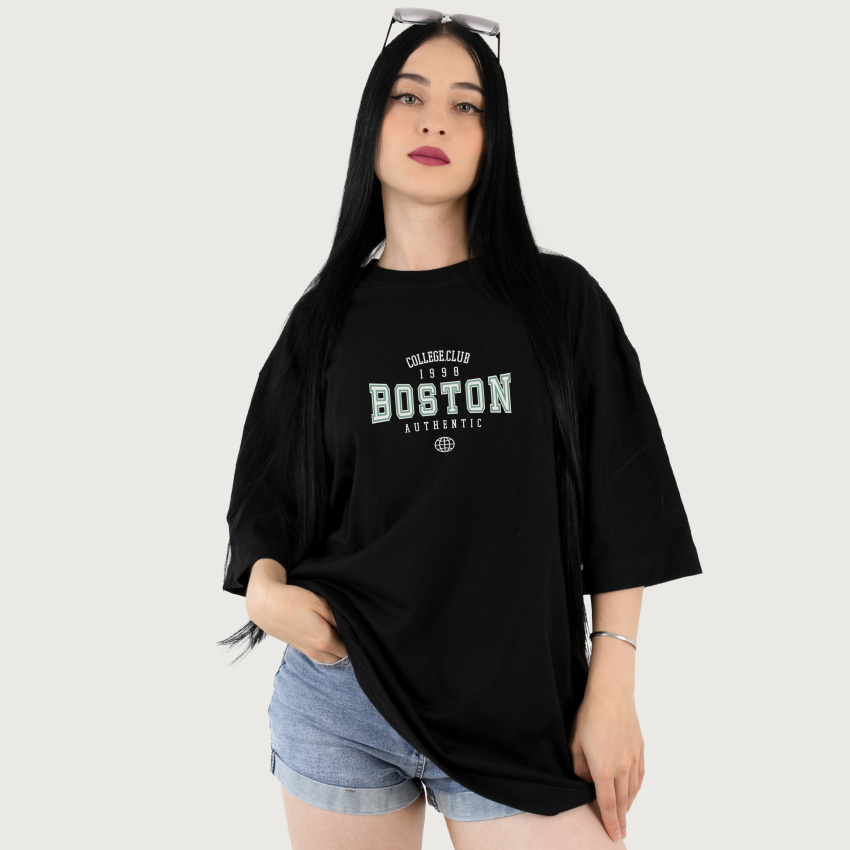 Camiseta oversize para mujer BOSTON