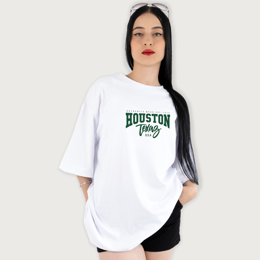 Camiseta para mujer oversize HOUSTON