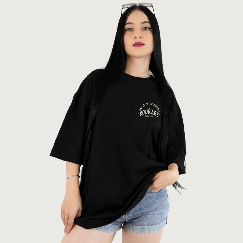 Camiseta para mujer oversize COURAGE
