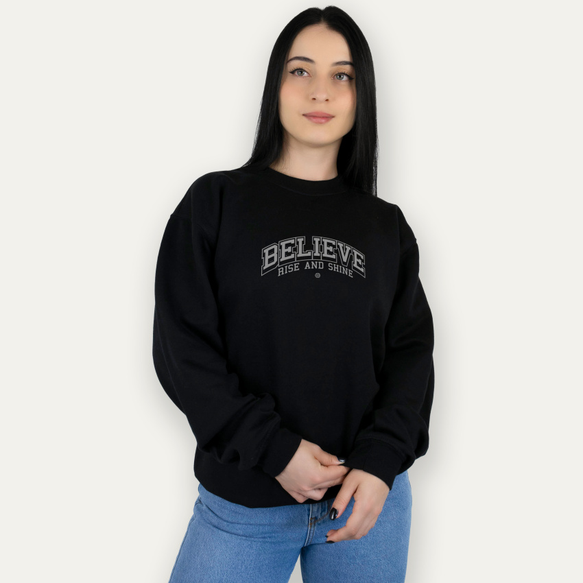 Buzo para mujer cuello redondo BELIEVE 