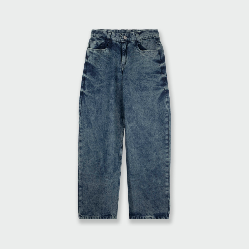 Jean baggy prelavado clásico