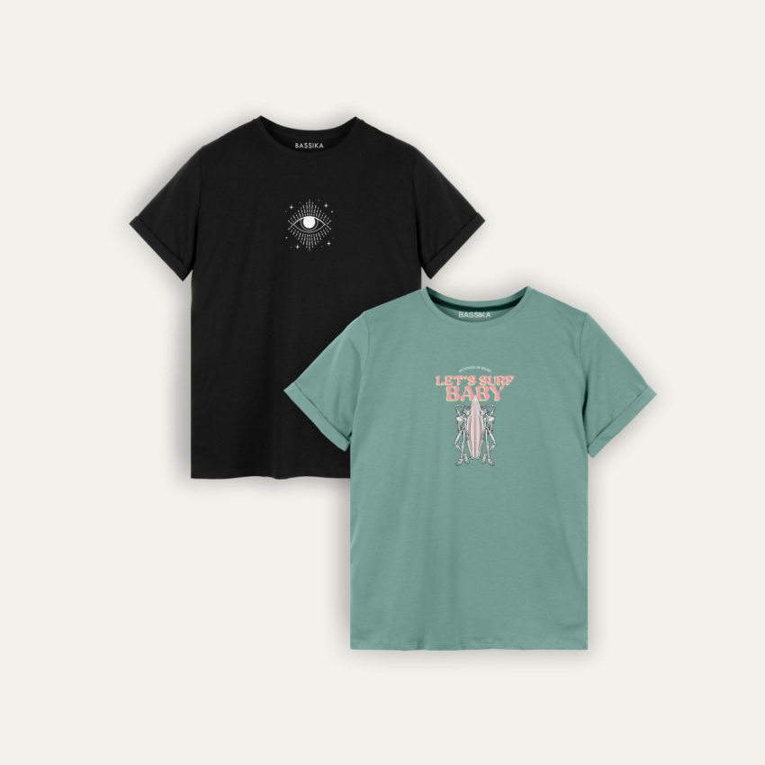 Combo de 2 Camisetas para mujer